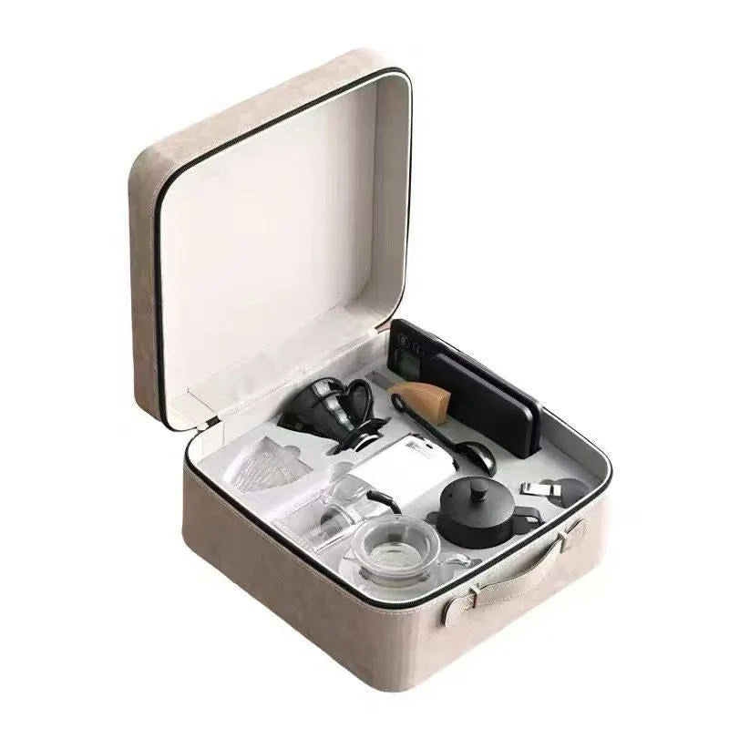 Portable Coffee Brewing Travel Kit – Compact Coffee Maker Set for Travel