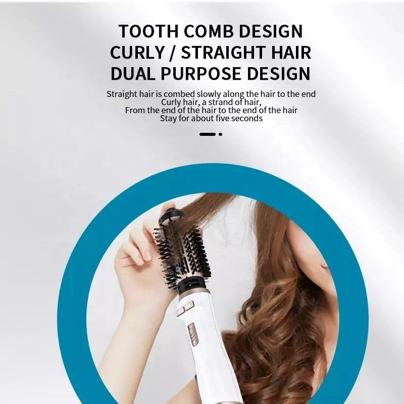 Kemei KM-8020 Auto-Rotating Hot Air Brush – Hair Dryer & Styler