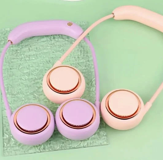 Portable Neck Hanging Fan – Hands-Free Mini Personal Fan for Outdoor & Travel