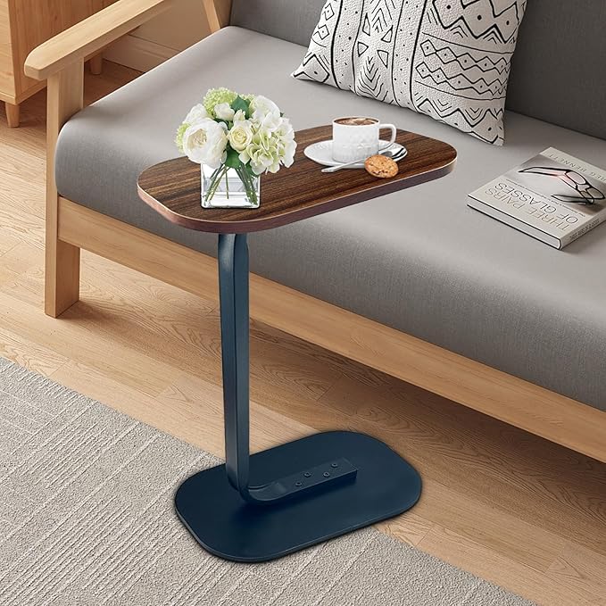 Modern Side Table for Living Room – Slim End Table with Space-Saving Design