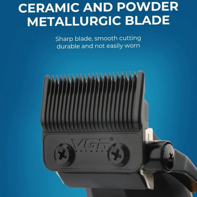 VGR V-285 Muscular Hair Clipper – 9000 RPM Rechargeable Trimme